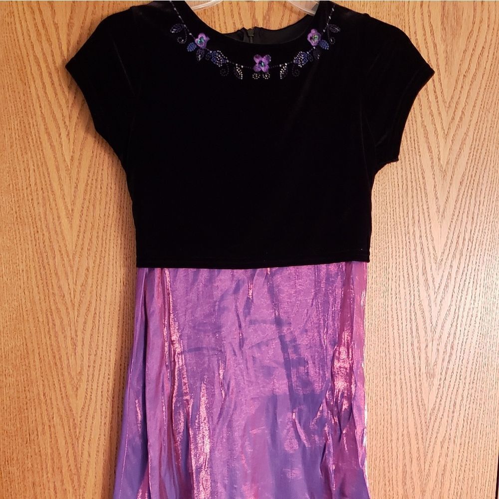 Lovely Brooke Lindsay Girls Purple Dress Sz 14